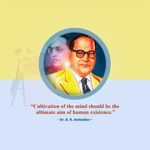 B.R Ambedkar marketing flyer