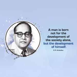 B.R Ambedkar Social Media post