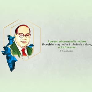 B.R Ambedkar flyer