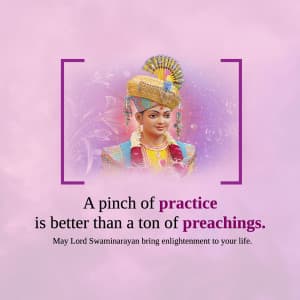 Swaminarayan greeting image