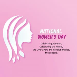 National Women's Day advertisement banner