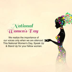National Women's Day ad post