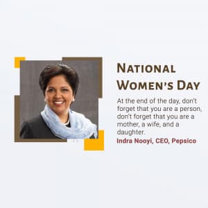 National Women's Day poster