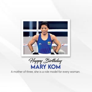 Happy Birthday Mary Kom post