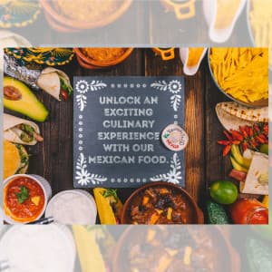 Mexican Cuisine promotional poster