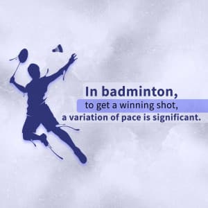 Badminton facebook banner