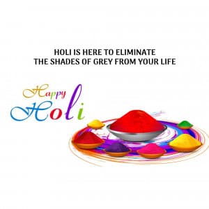 Happy Holi ad post