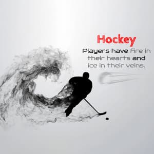 Hockey facebook ad banner