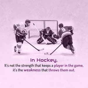 Hockey poster