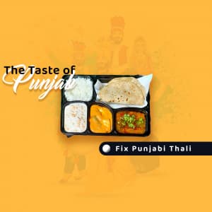 Indian Cuisine promotional post