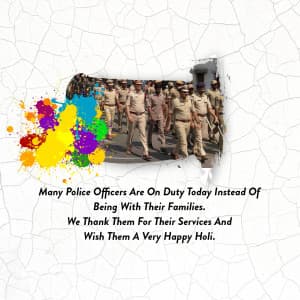 Army and Police whatsapp status poster