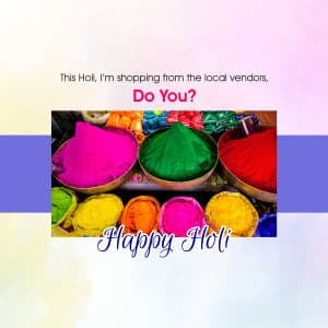 Vocal for Local Holi image