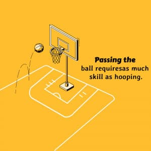 Basketball facebook ad banner