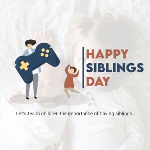 Siblings Day festival image