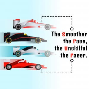 Motorsport flyer