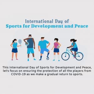 International Day of Sport for Development and Peace greeting image