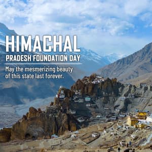 Himachal Pradesh Foundation Day flyer