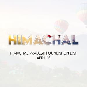 Himachal Pradesh Foundation Day event poster