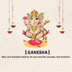 Ganeshji Facebook Poster