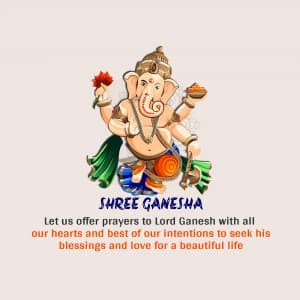 Ganeshji Social Media post