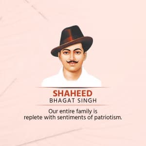 Bhagat Singh facebook ad banner