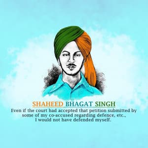 Bhagat Singh Social Media post