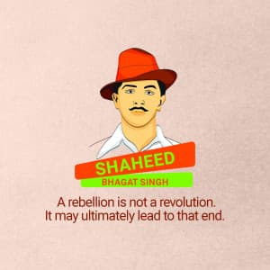 Bhagat Singh template