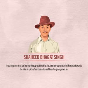 Bhagat Singh flyer