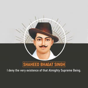 Bhagat Singh poster Maker