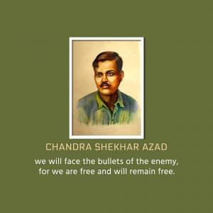 Chandra Shekhar Azad creative image