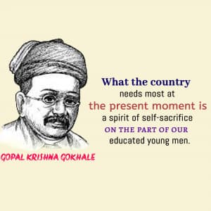 Gopal Krishna Gokhale Instagram Post