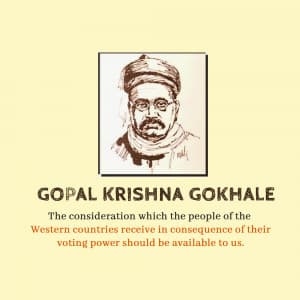 Gopal Krishna Gokhale facebook banner