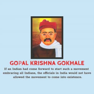 Gopal Krishna Gokhale Social Media post