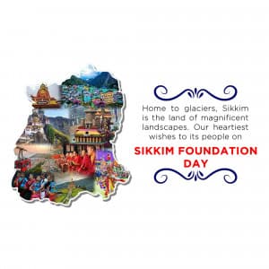 Sikkim Foundation Day festival image