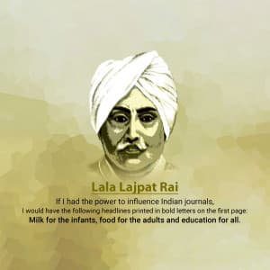 Lala Lajpat Rai poster Maker