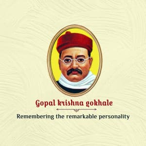 Gopal Krishna Gokhale image