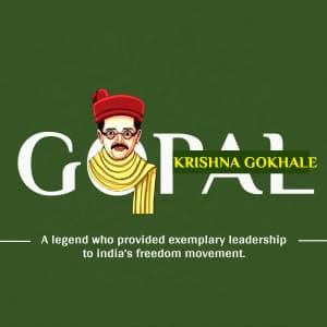 Gopal Krishna Gokhale flyer