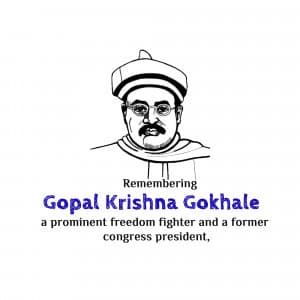 Gopal Krishna Gokhale poster