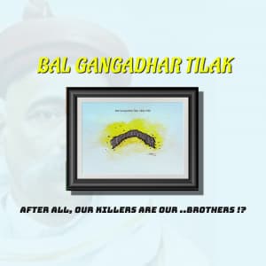 Bal Gangadhar Tilak poster Maker