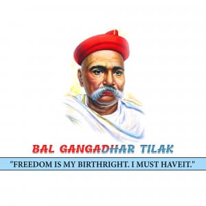 Bal Gangadhar Tilak poster