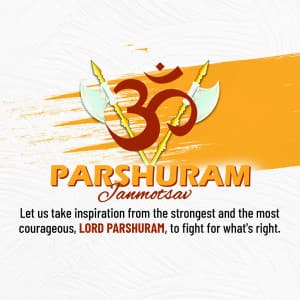 Parshuram Jayanti marketing flyer