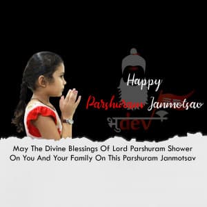 Parshuram Jayanti whatsapp status poster