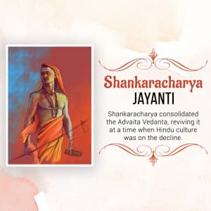 Shankaracharya Jayanti ad post