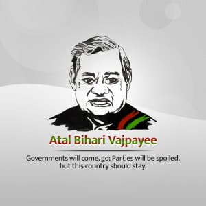 Atal Bihari Vajpayee poster Maker
