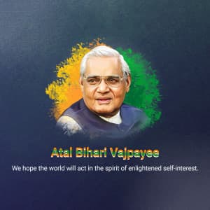 Atal Bihari Vajpayee facebook banner