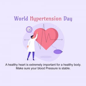 World Hypertension Day advertisement banner