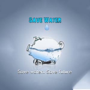Save Water marketing flyer