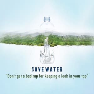 Save Water poster Maker