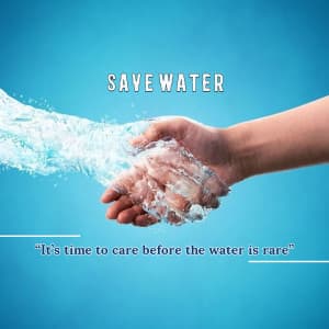 Save Water event advertisement