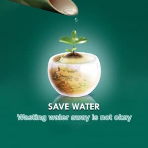 Save Water illustration